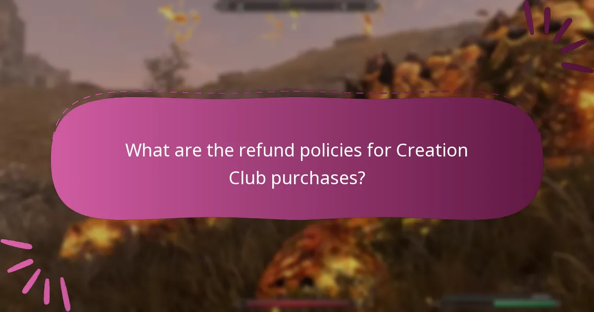 What are the refund policies for Creation Club purchases?